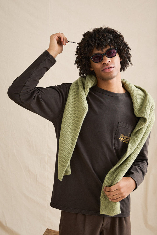 C2C Vintage Ls T-Shirt Vintage Black