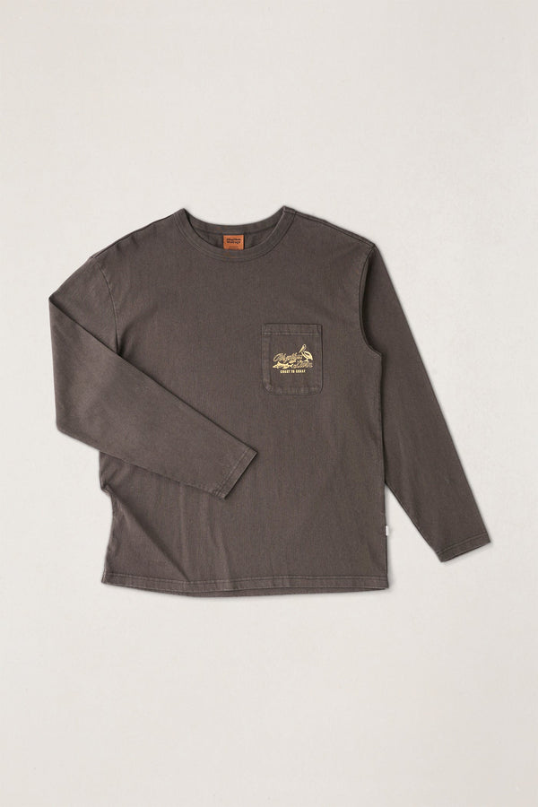 C2C Vintage Ls T-Shirt Vintage Black