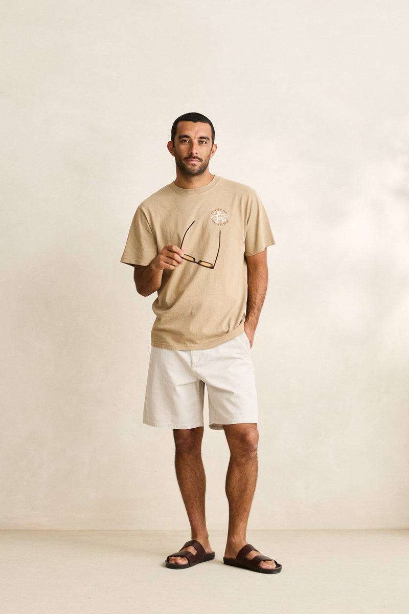 Jaunt Vintage Ss T-Shirt Macadamia