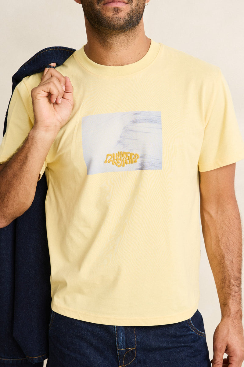 Frequency Band Ss T-Shirt Lemon