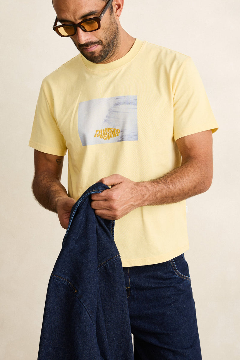 Frequency Band Ss T-Shirt Lemon