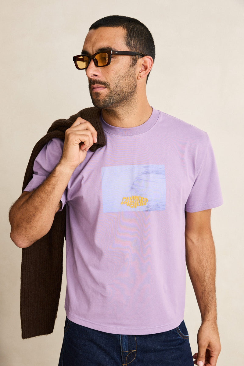 Frequency Band Ss T-Shirt Mauve