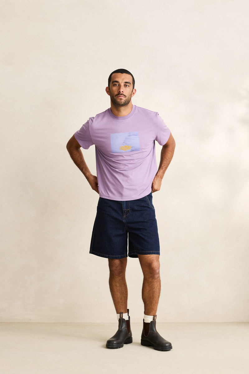 Frequency Band Ss T-Shirt Mauve