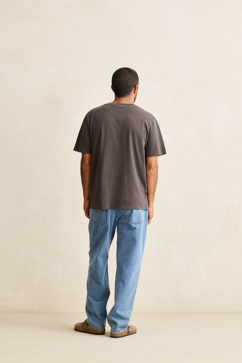 Essential Heavyweight Ss T-Shirt Vintage Black