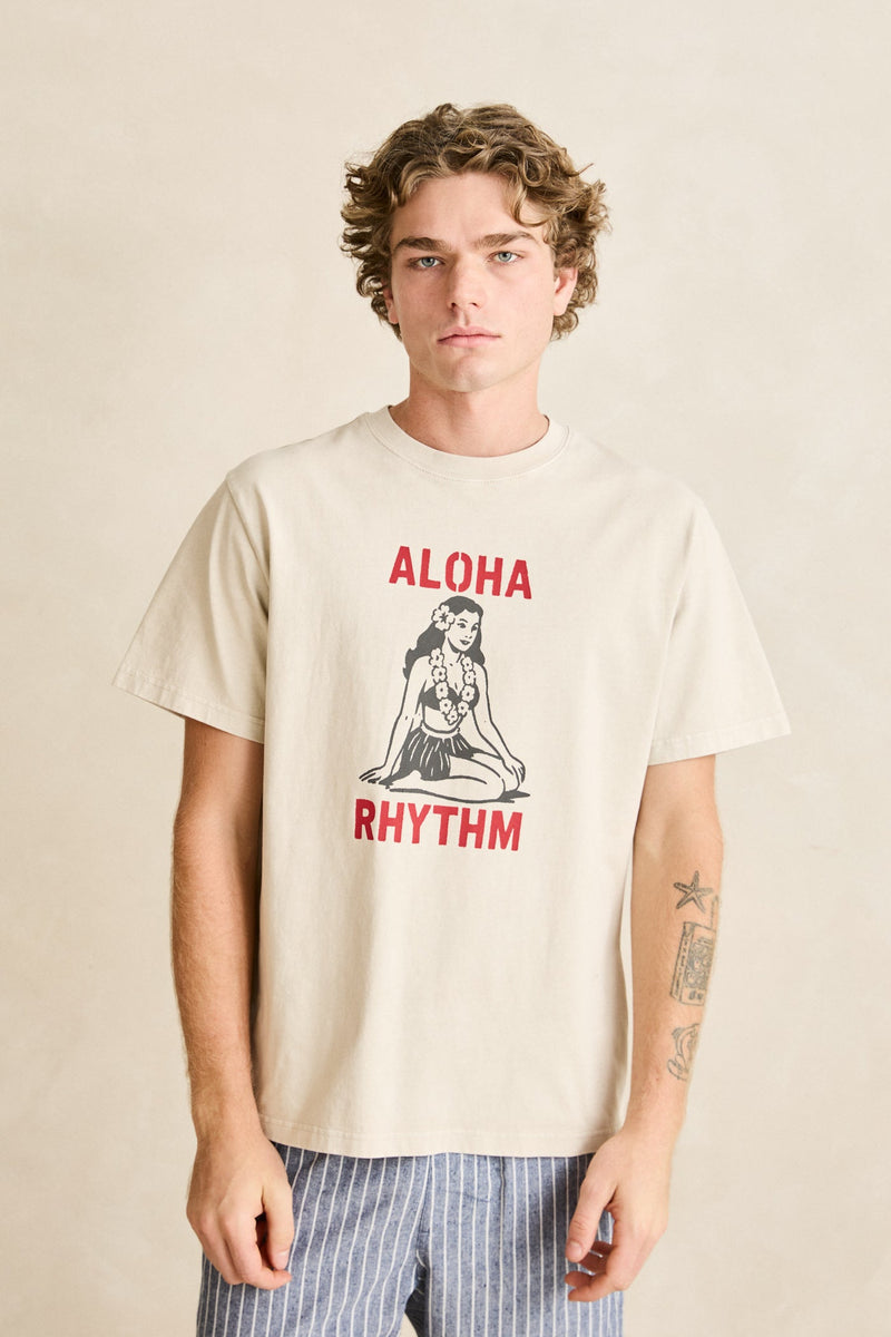 Aloha Rhythm Vintage Ss T-Shirt Moonrock