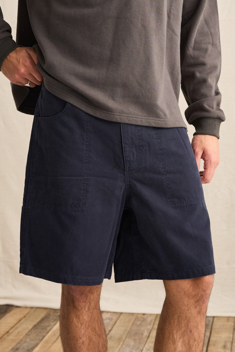Washed Canvas Short Midnight
