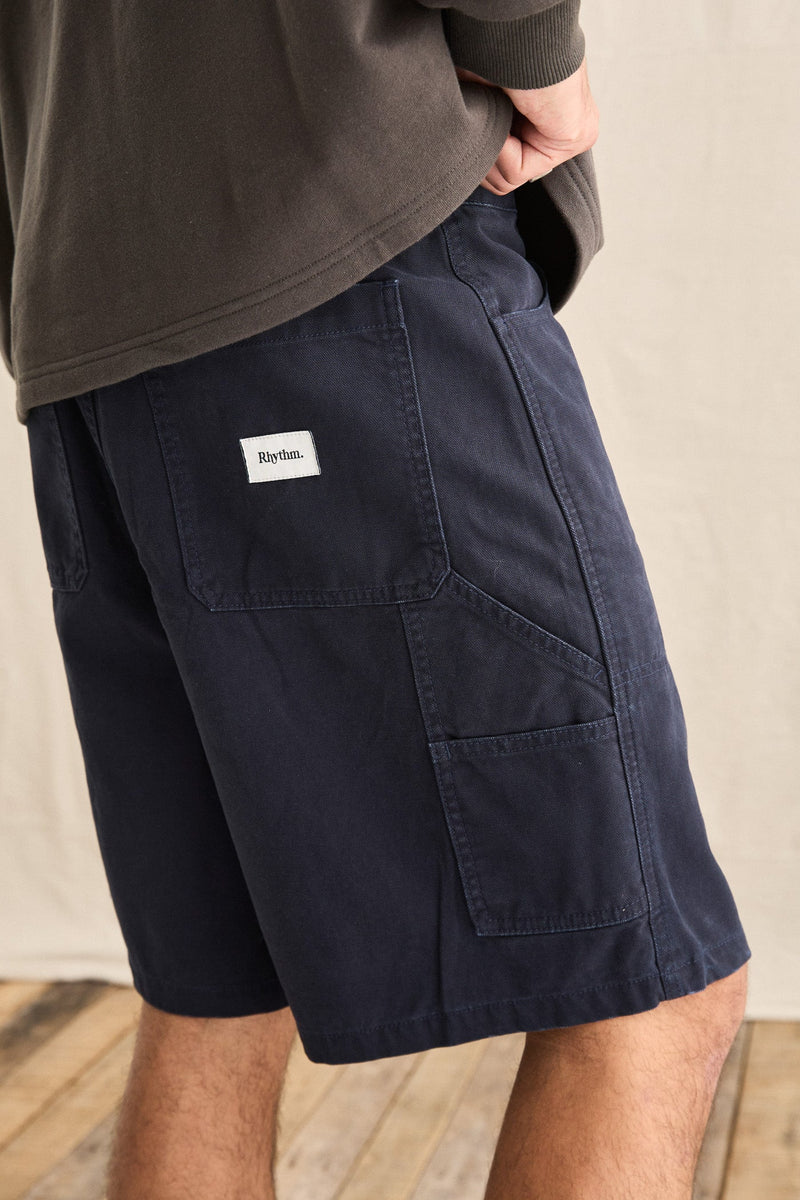 Washed Canvas Short Midnight