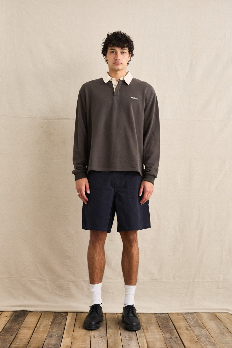 Washed Canvas Short Midnight