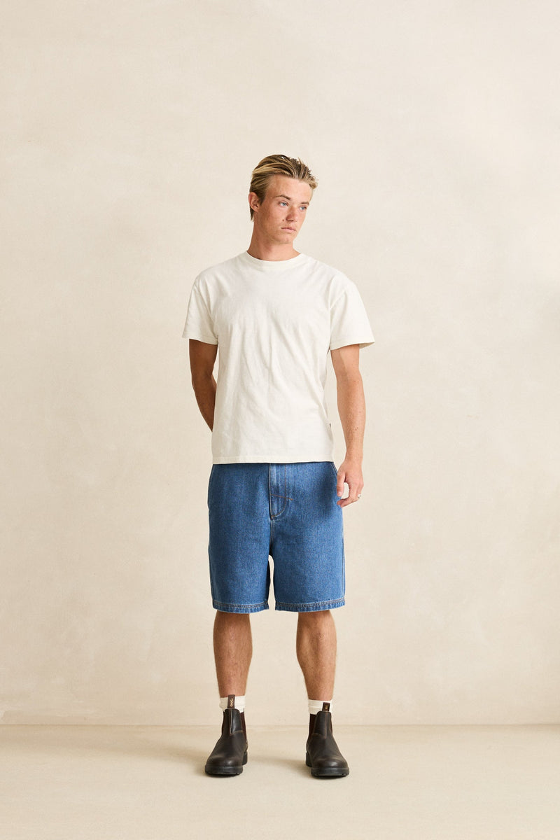 Essential Denim Short Blue