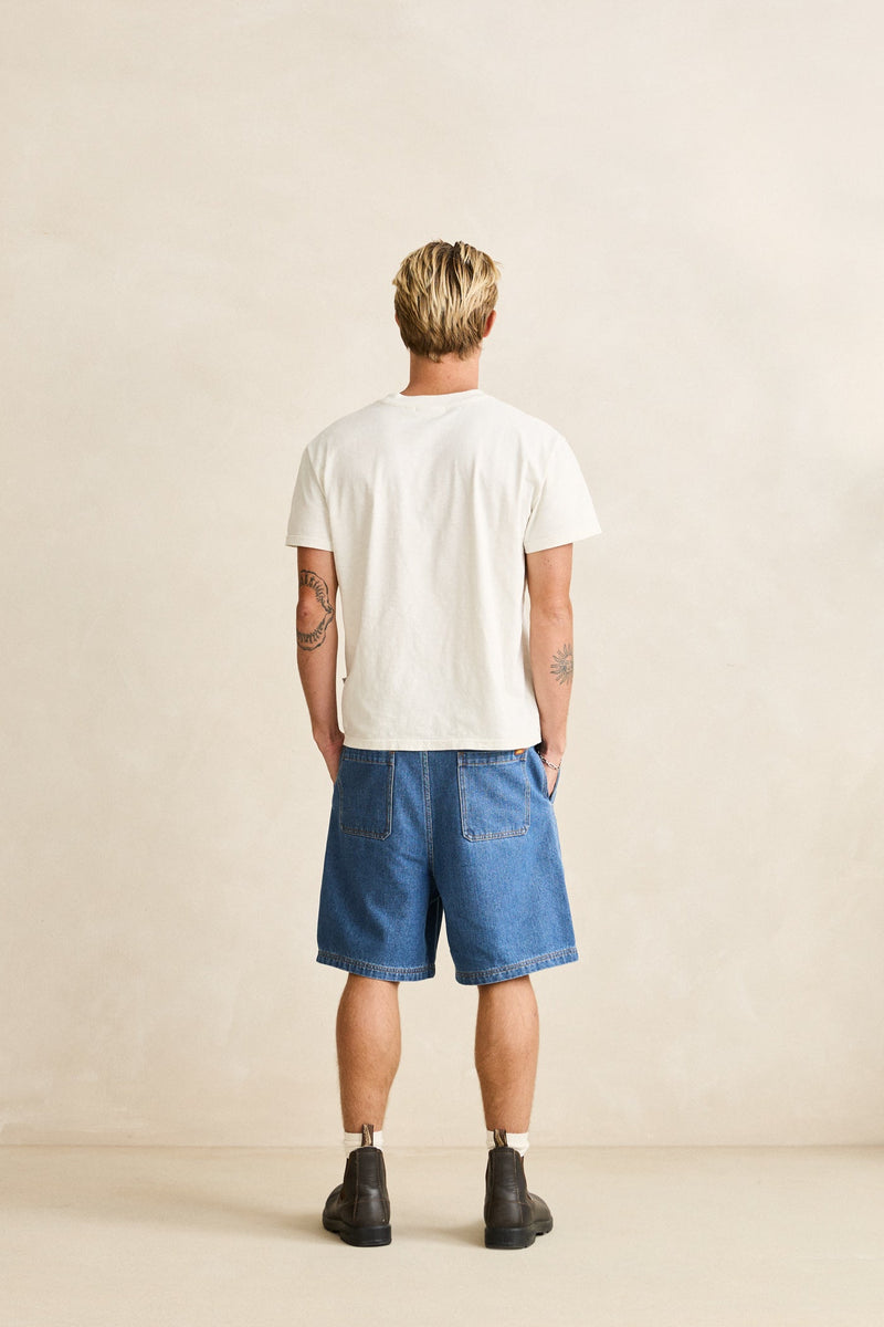 Essential Denim Short Blue