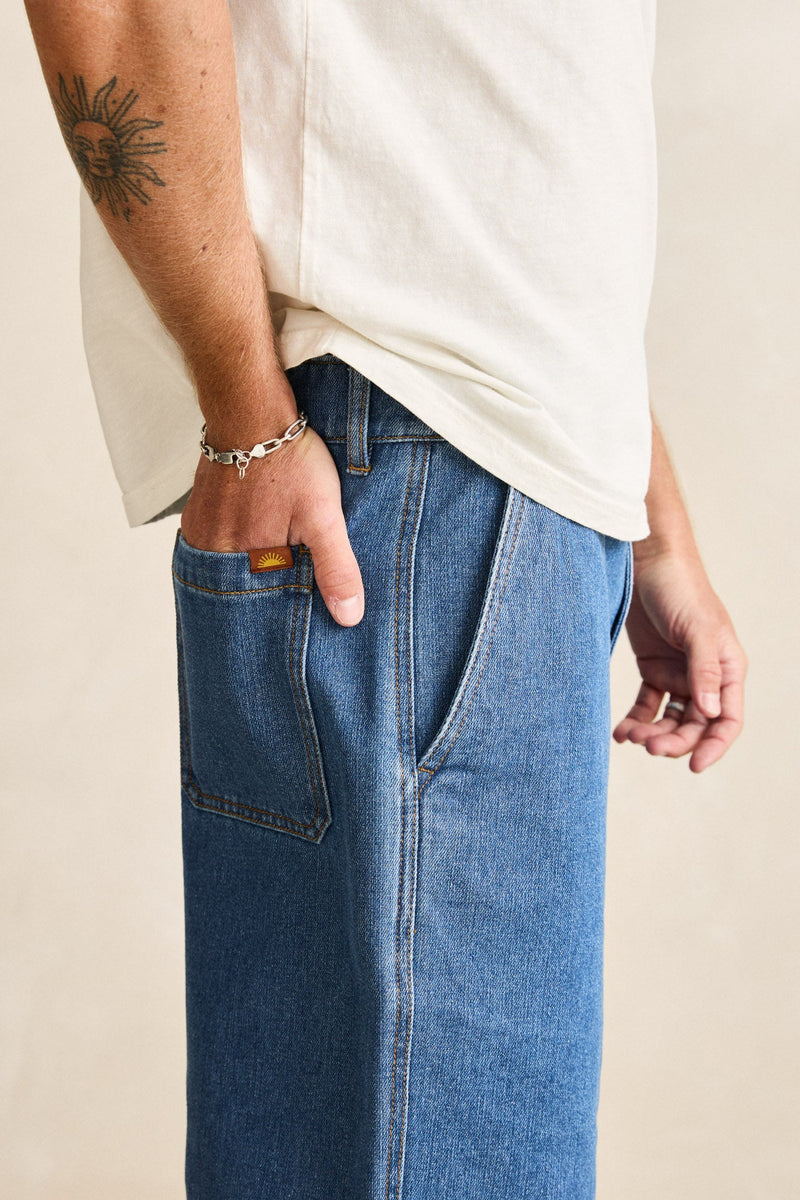 Essential Denim Short Blue