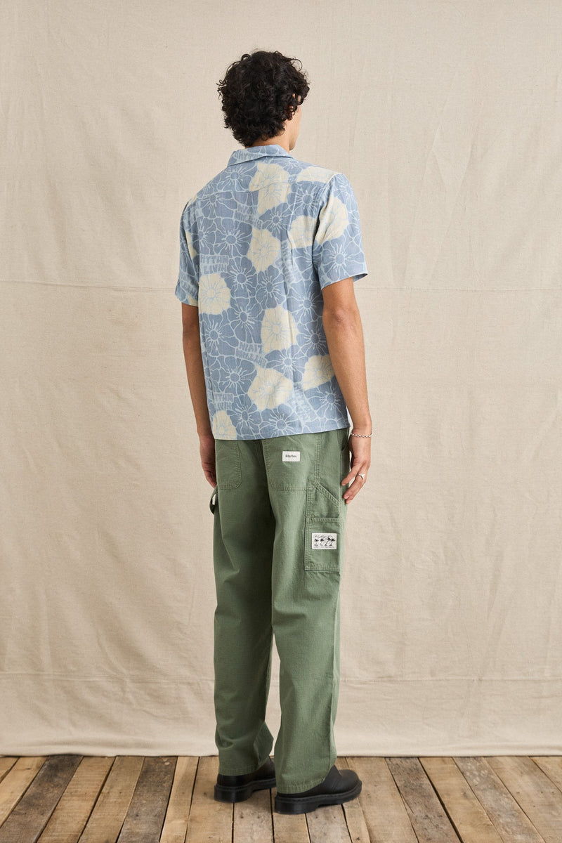 Breeze Ss Shirt Multi Blue