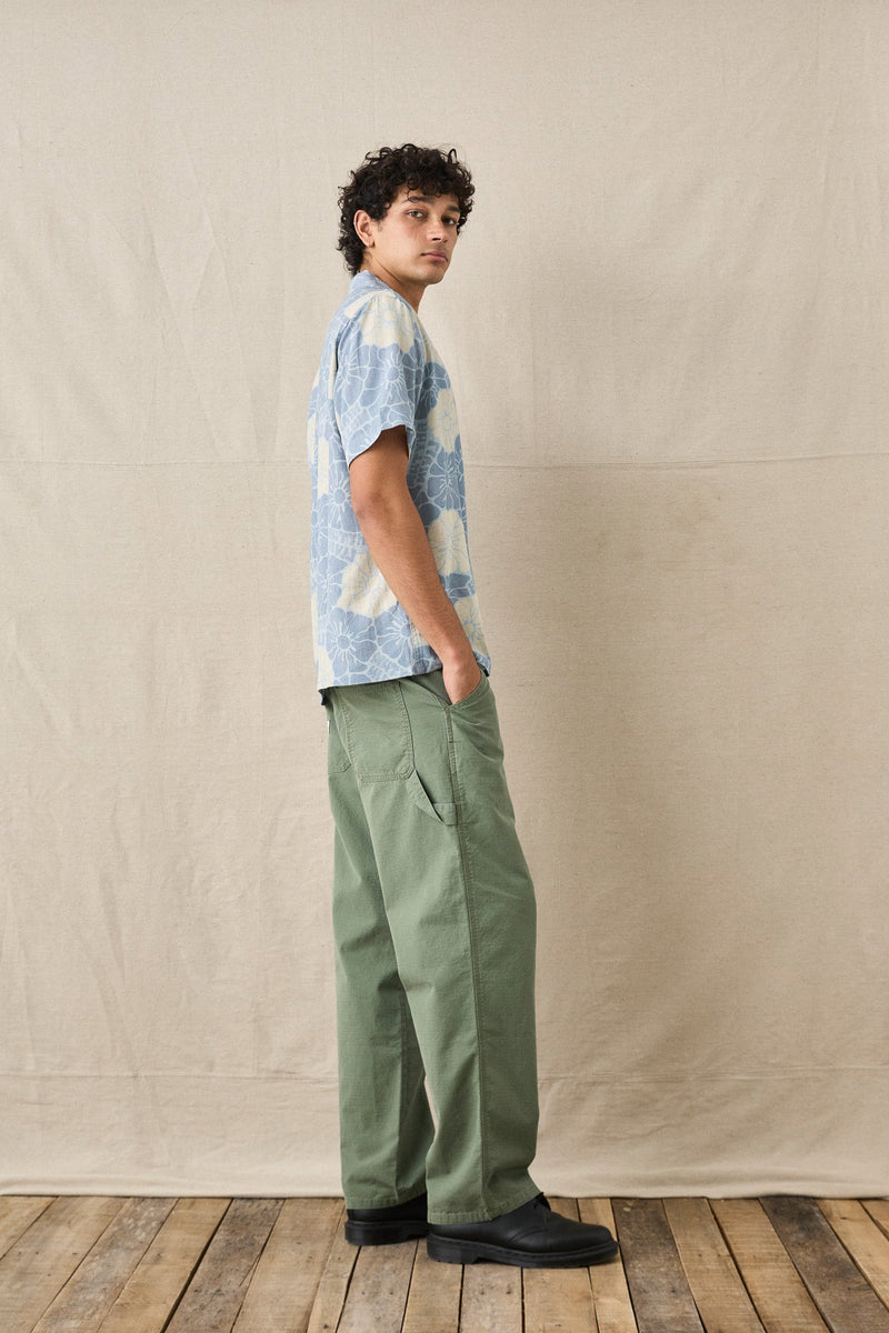 Breeze Ss Shirt Multi Blue