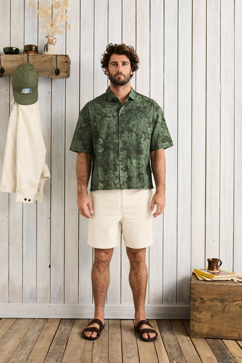 Traverse Ss Shirt Canopy Green