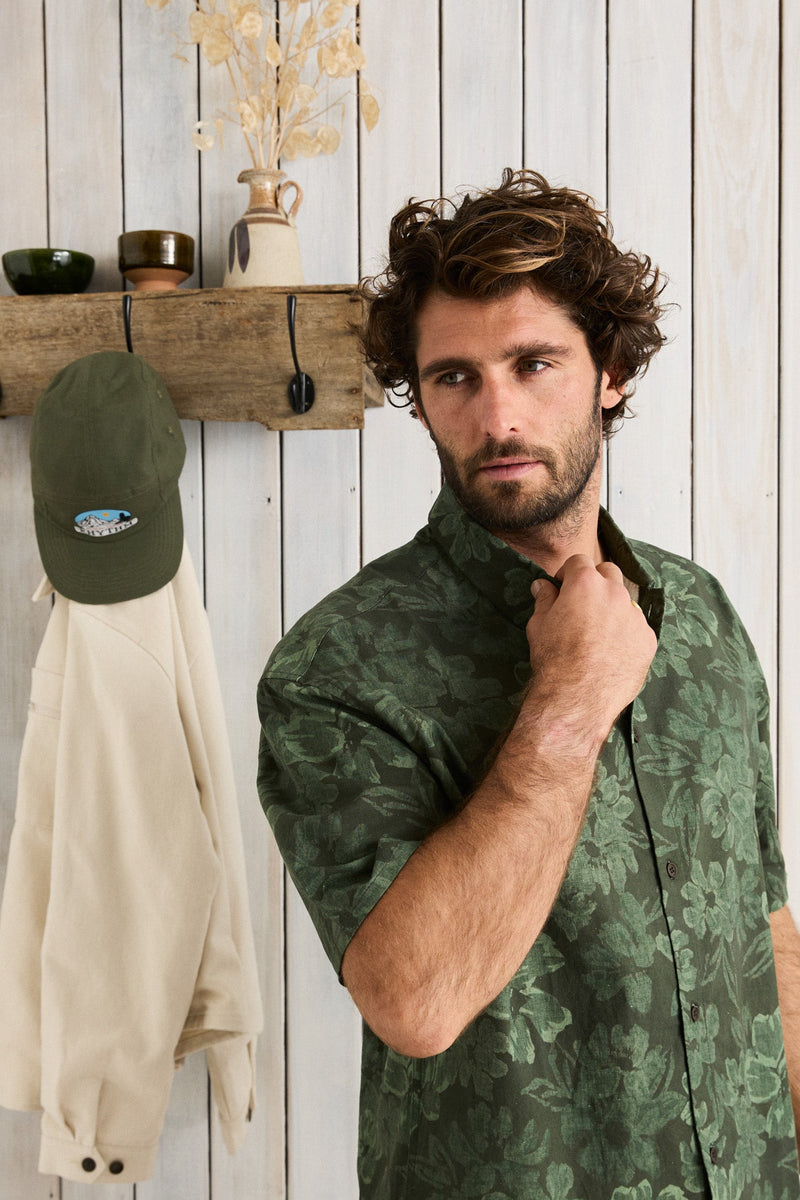 Traverse Ss Shirt Canopy Green