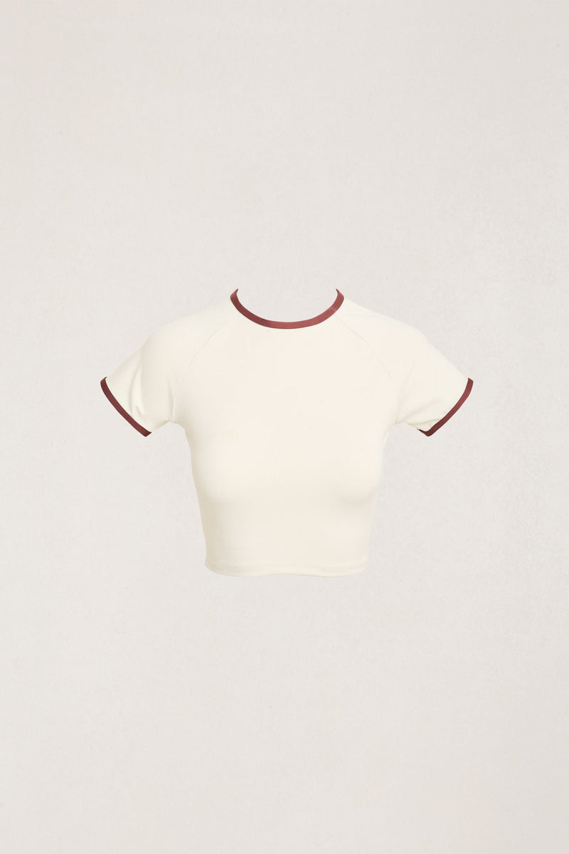 Contrast SS Surf Top Cream