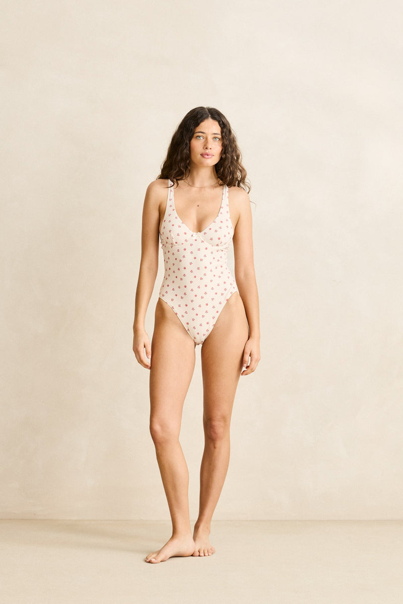 Gardenia Underwire One Piece Cream