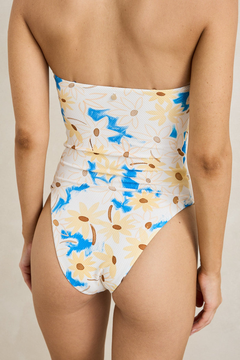 Goldie Floral Strapless One Piece Floral