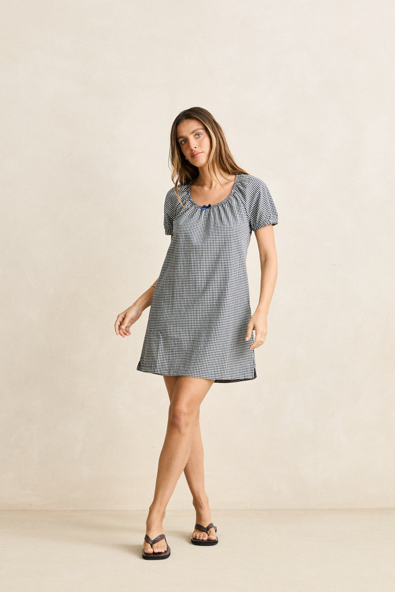 Coast Mini Dress Navy Check