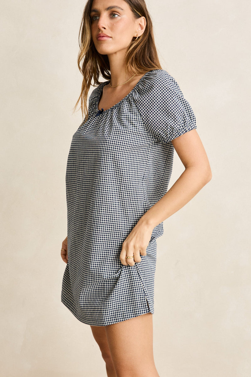 Coast Mini Dress Navy Check