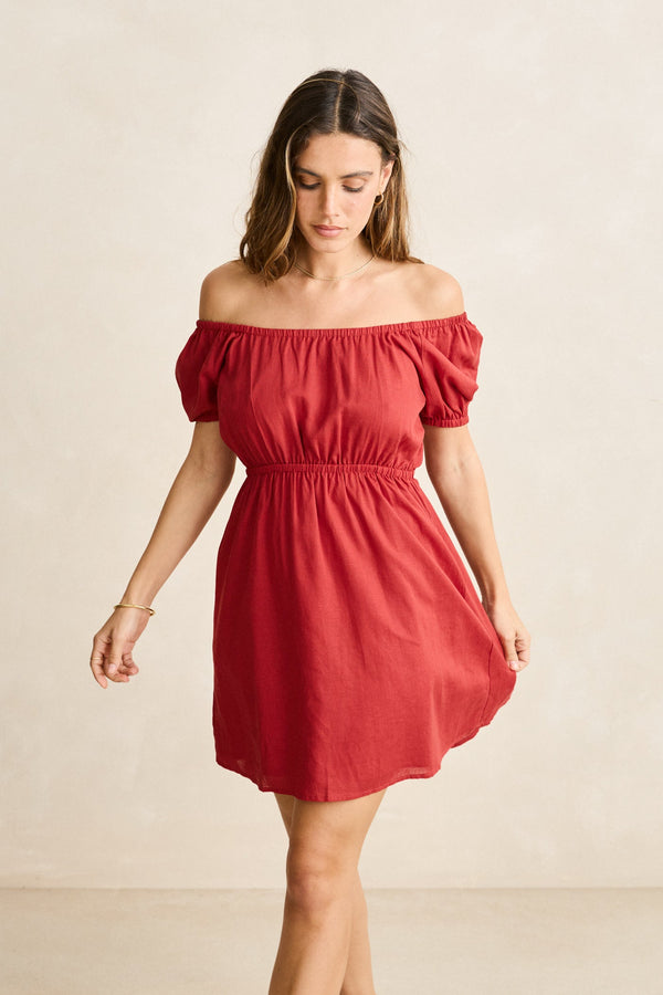 Harlow Mini Dress Red