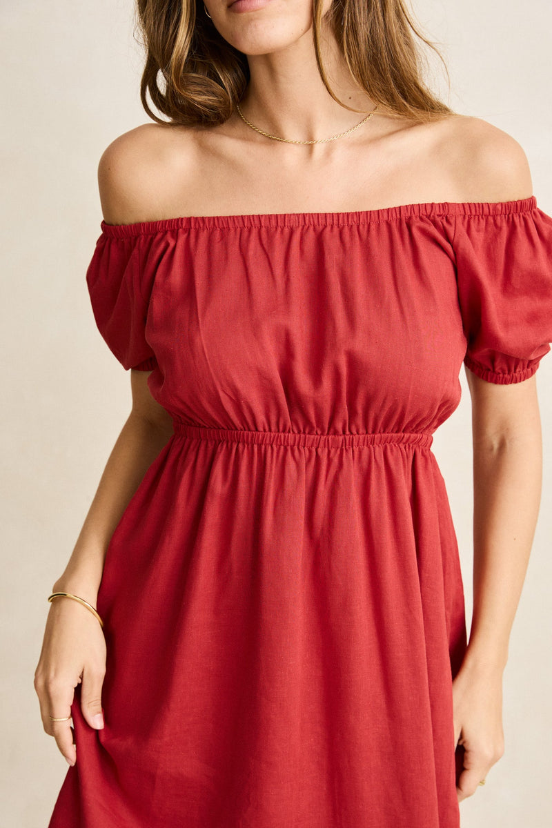 Harlow Mini Dress Red