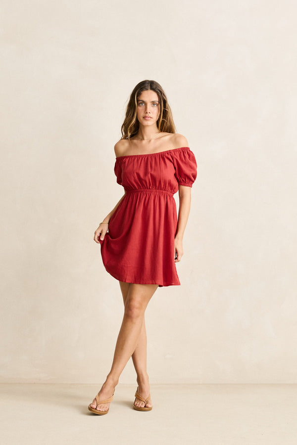 Harlow Mini Dress Red