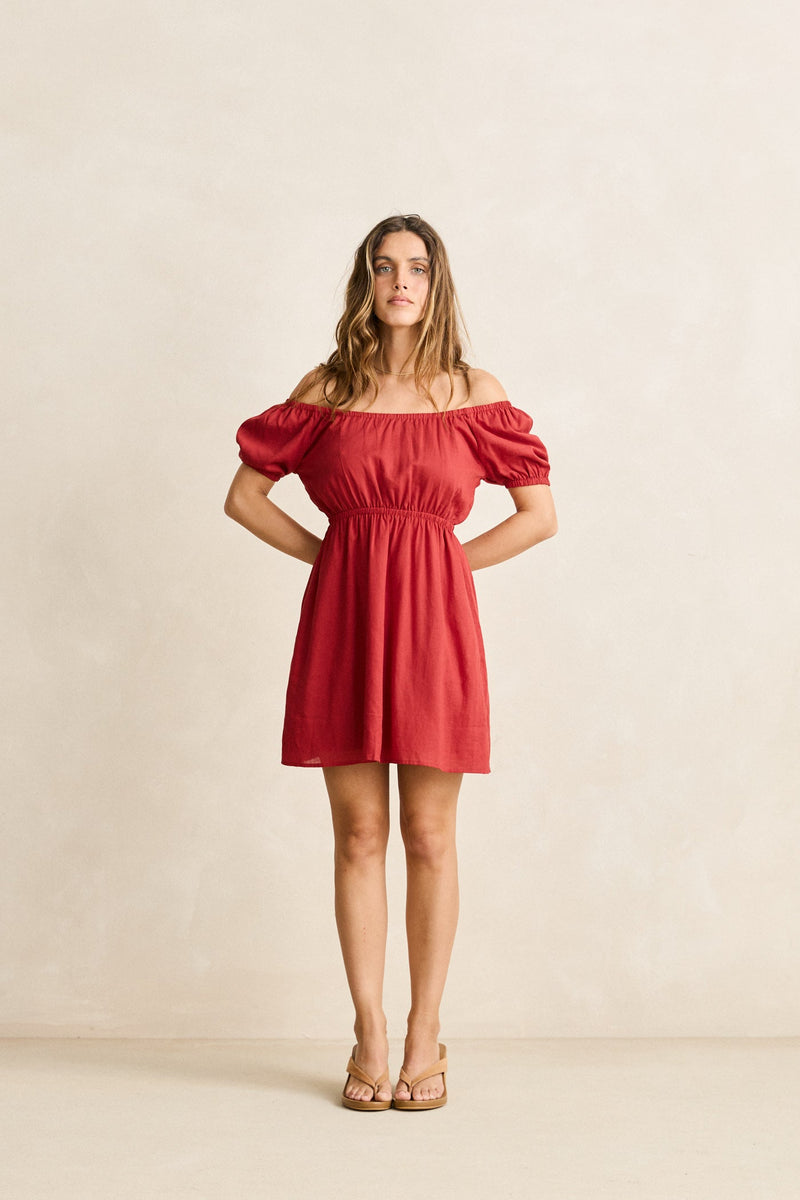 Harlow Mini Dress Red