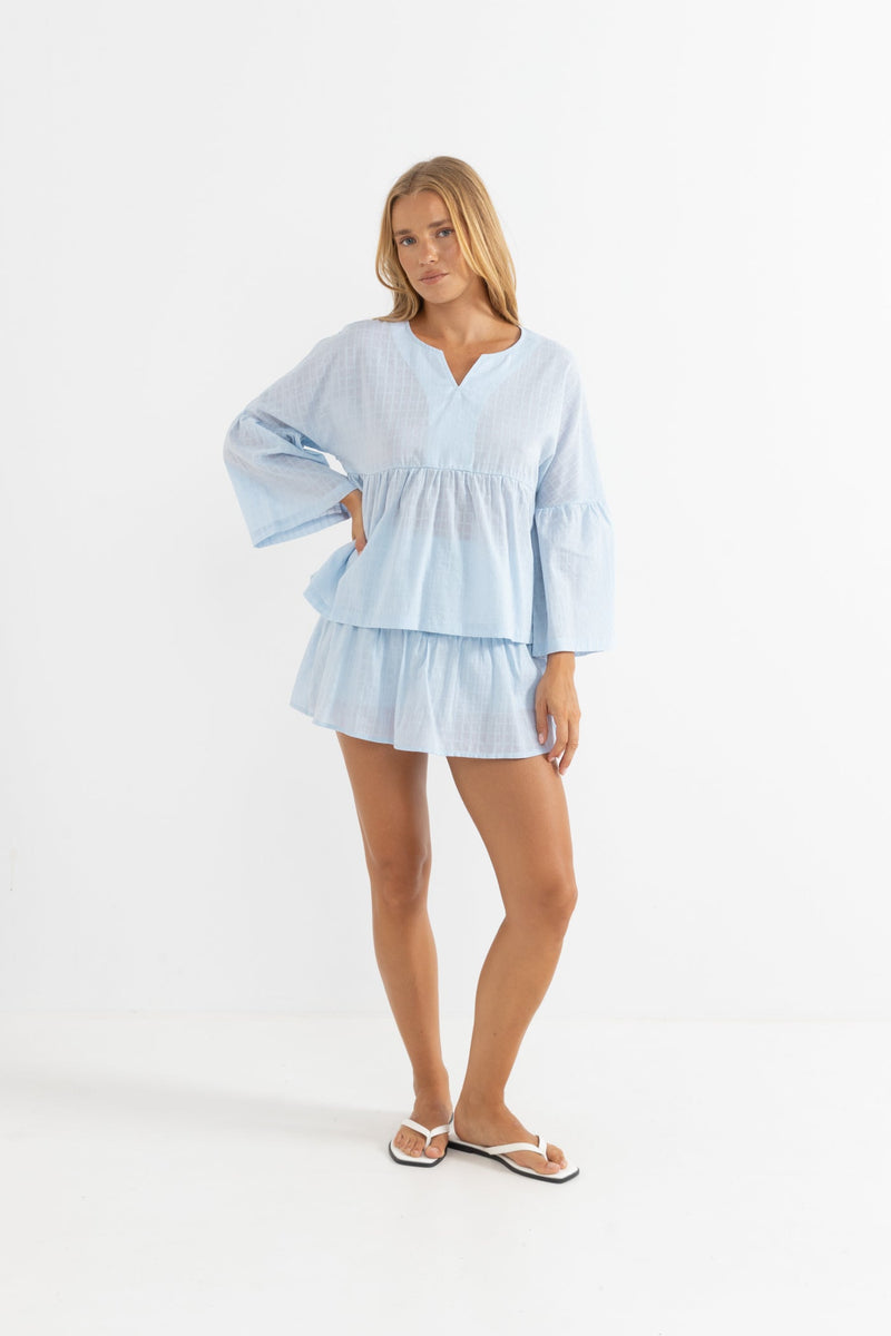 Taggie Tunic Top Blue