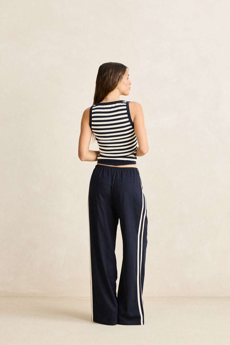 Daybreak Stripe Knit Tank Ocean