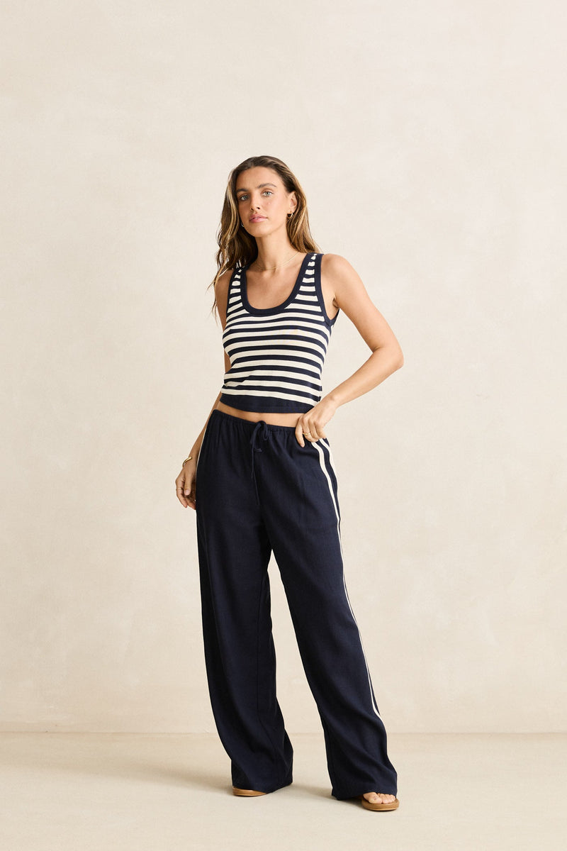 Daybreak Stripe Knit Tank Ocean