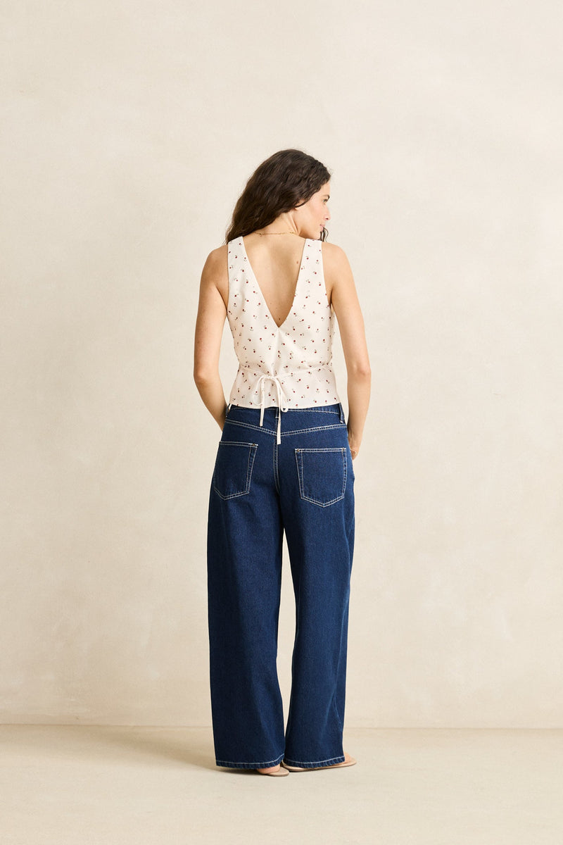 Paloma Lace Top Berry