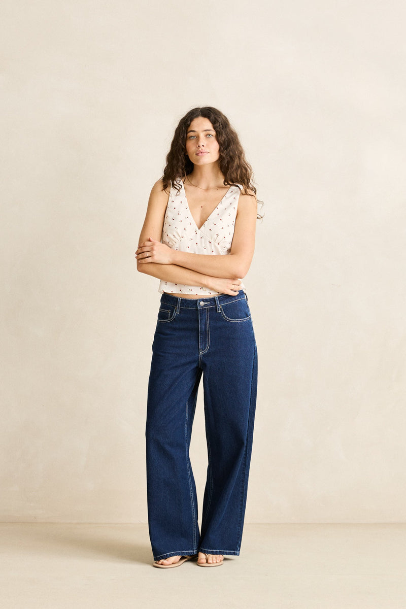 Paloma Lace Top Berry