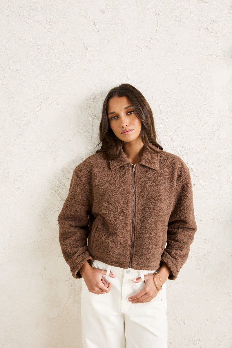 Sherpa Jacket Brown