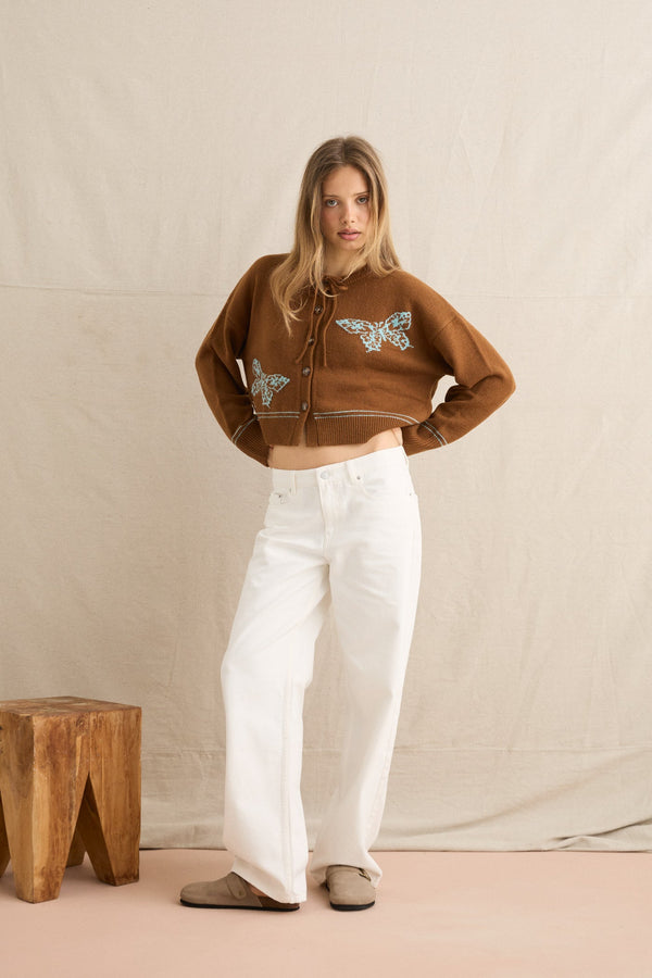 Poipu Butterfly Knit Cardigan