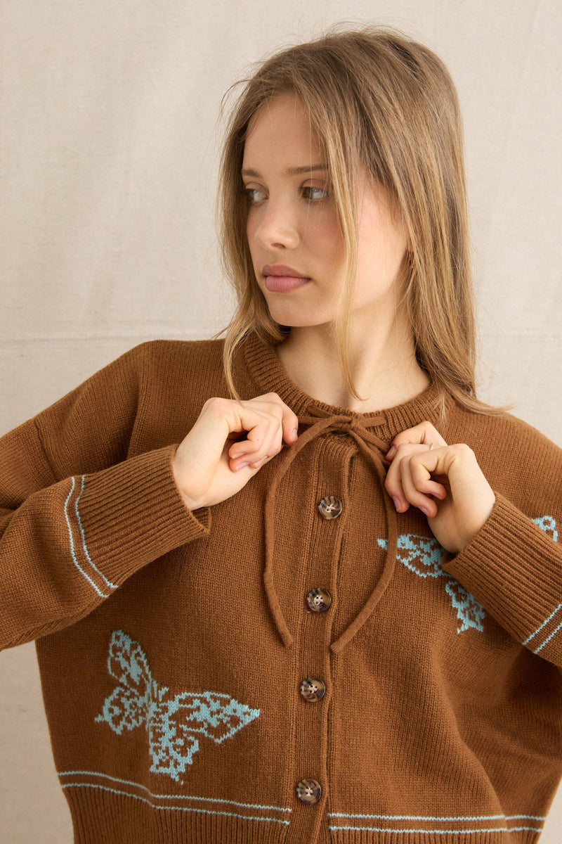 Poipu Butterfly Knit Cardigan