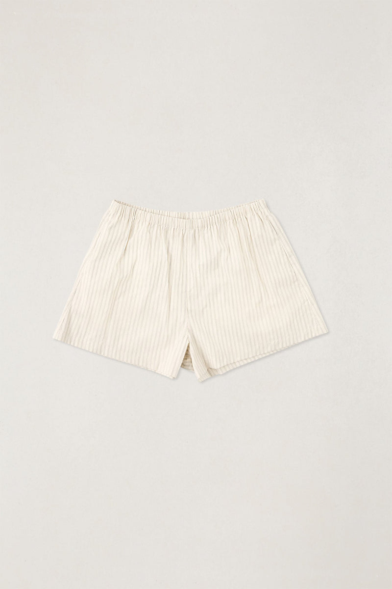 Cove Stripe Beach Short Oat