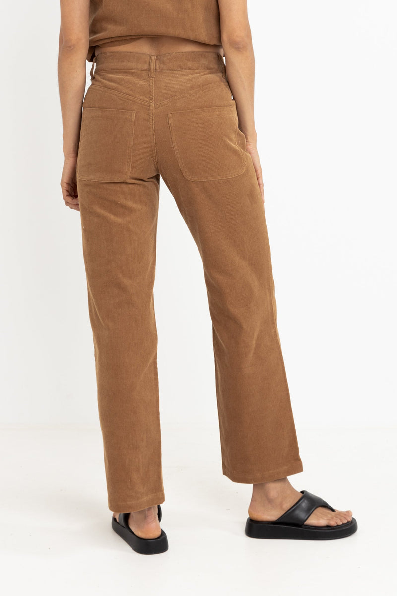 Ranch High Waist Corduroy Pant Cedar