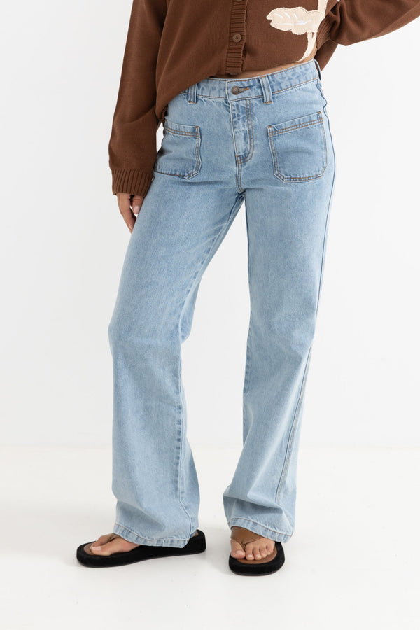 Laurel Flare Denim Pant Denim