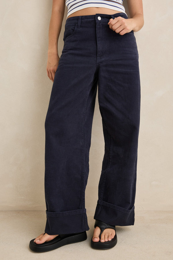 Jasper Turnback Pant Slate