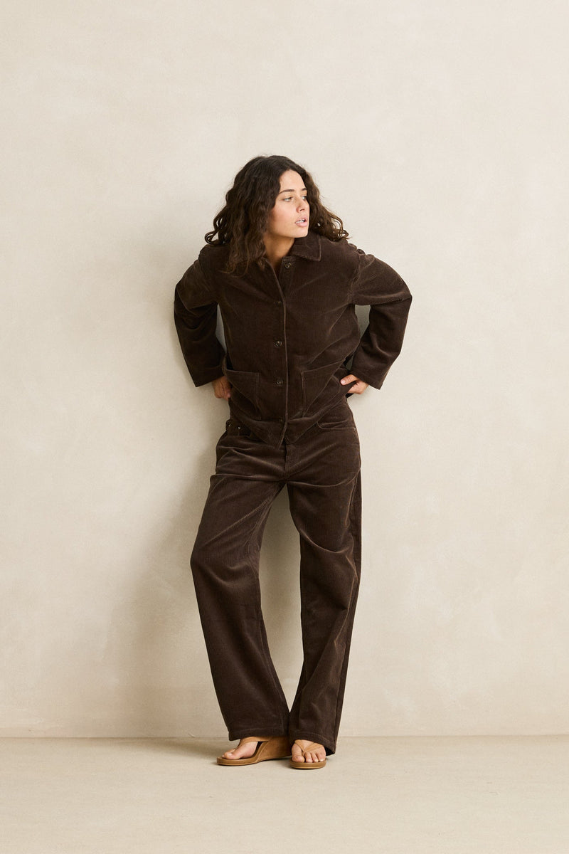 Luca Cord Pant Chocolate