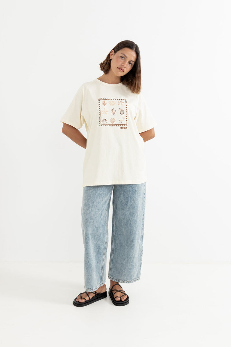 Sea Ranch Shell Tee Vintage White