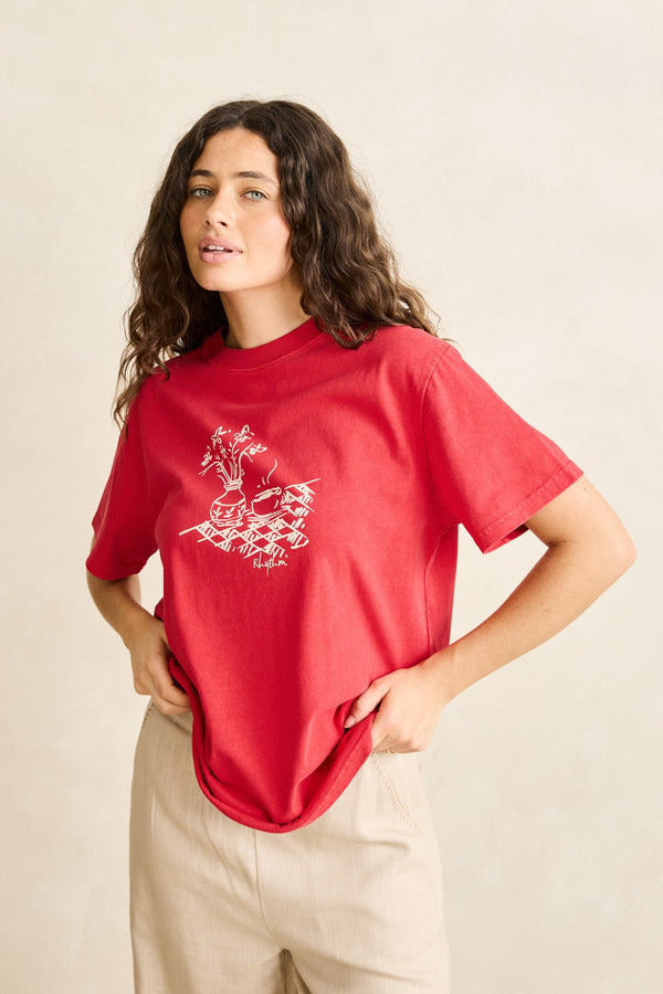 Simple Things Vintage Tee Washed Red