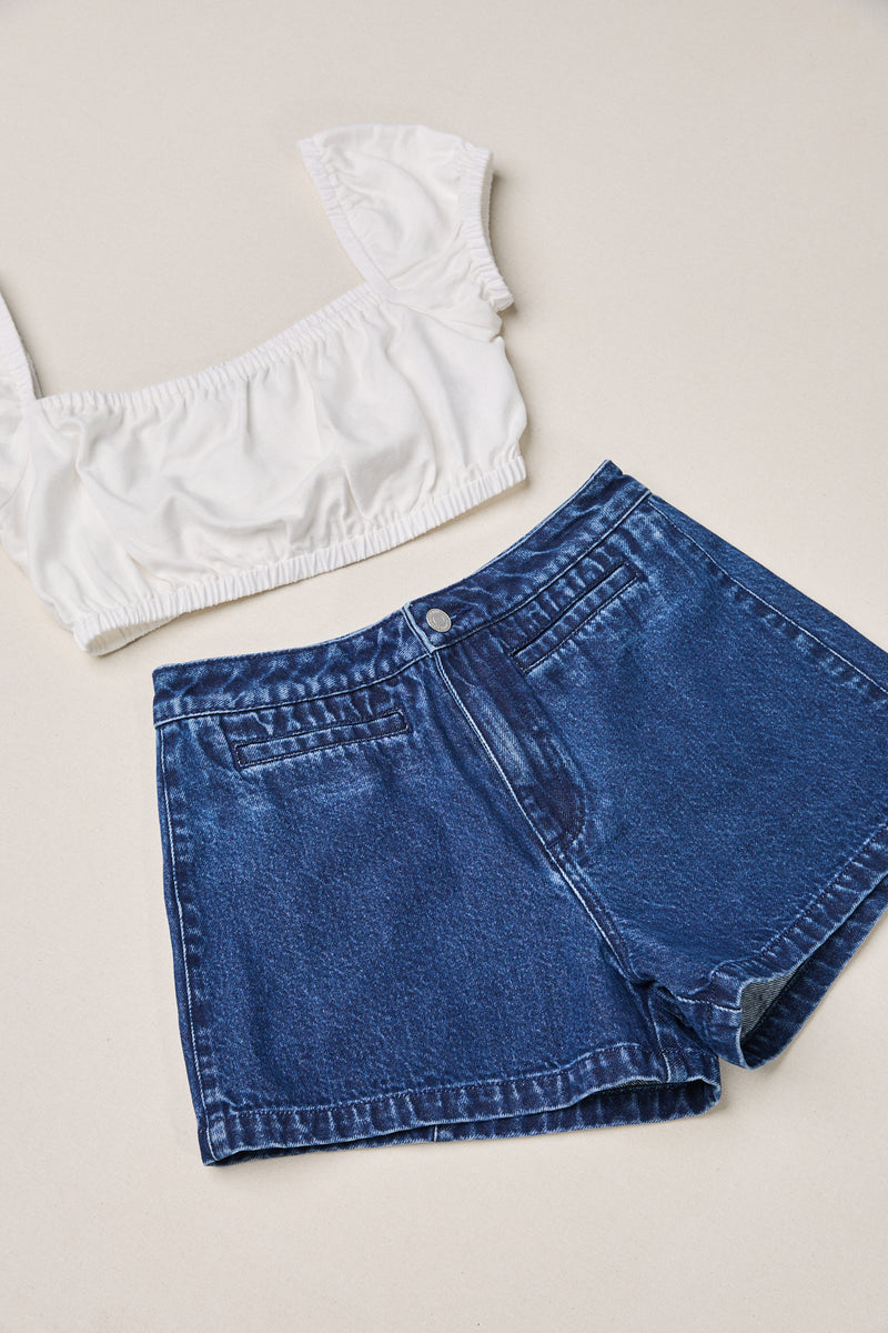 Micro Denim Short