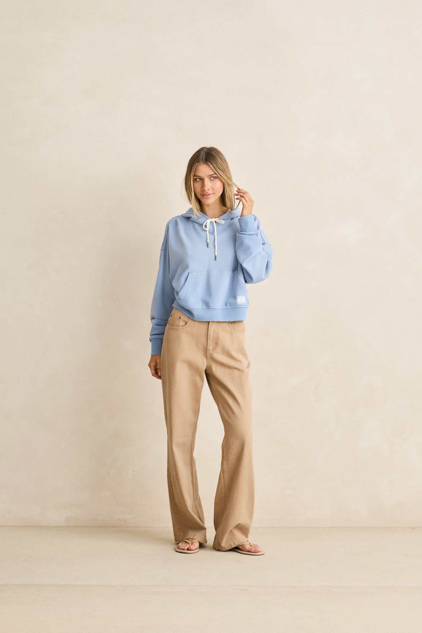 Sun Wash Terry Hoodie Washed Blue – Rhythm EU