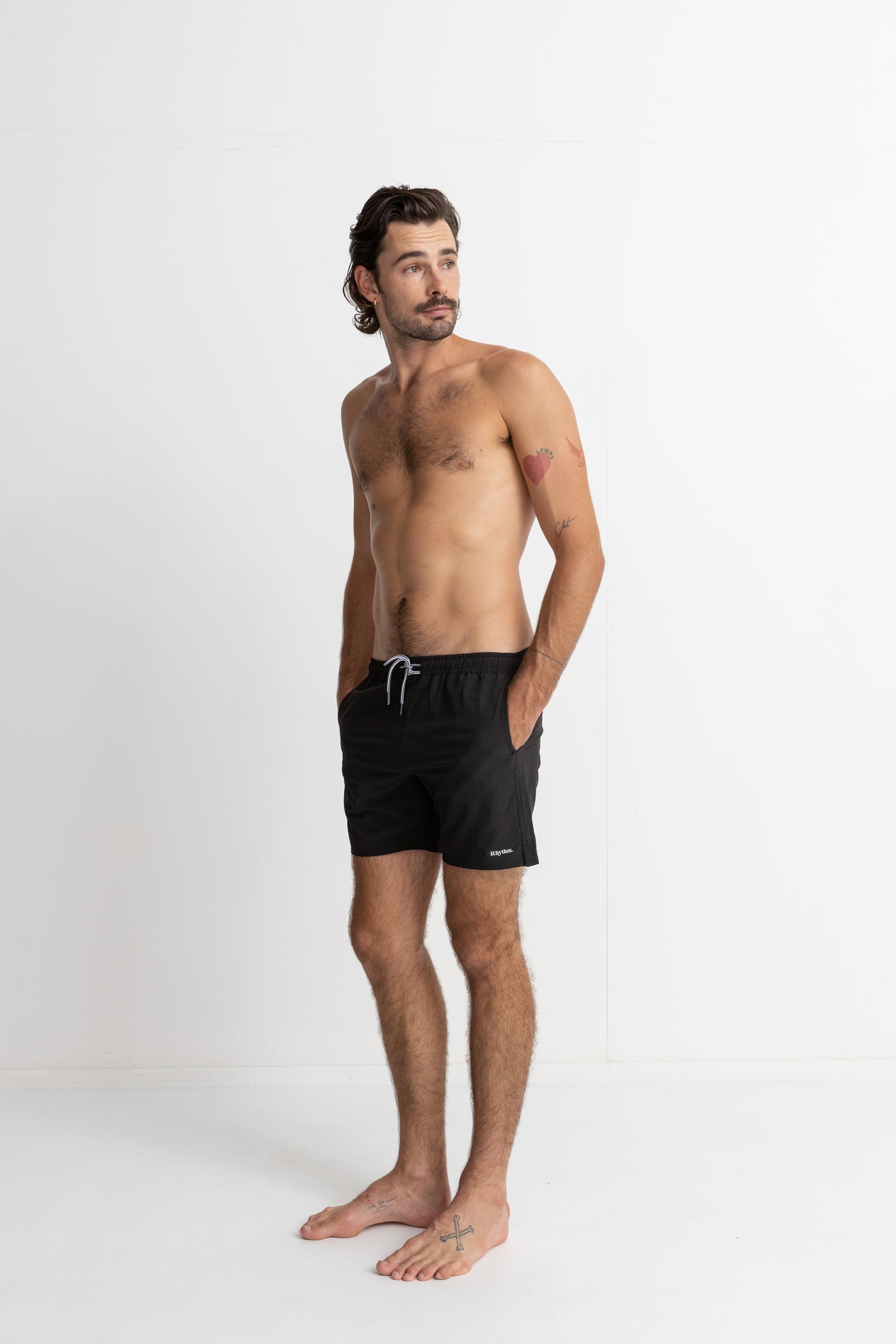 Classic Beach Short Black – Rhythm EU