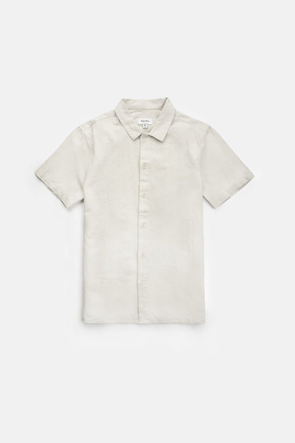 Classic Linen Ss Shirt Sand