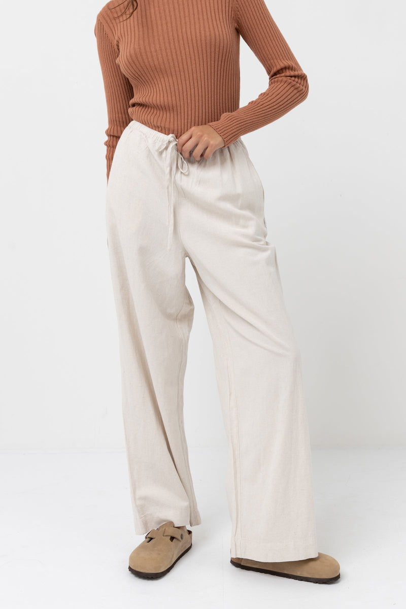 Classic Drawstring Pant Oat