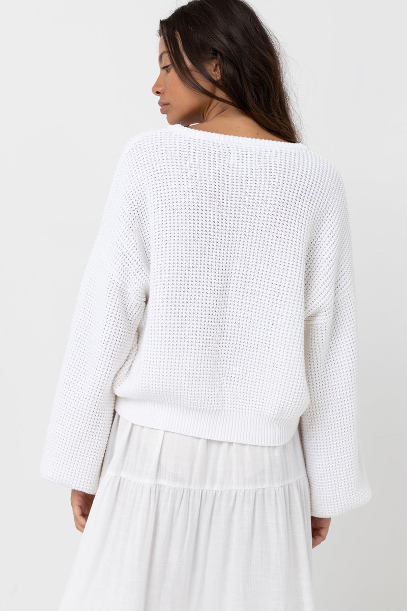 Classic Knit Jumper White