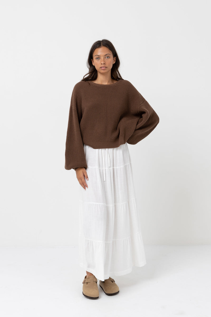 Classic Knit Jumper Chocolate